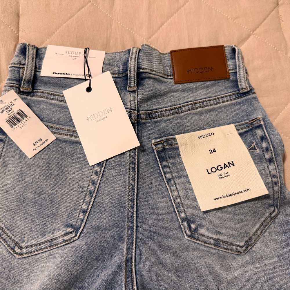 Hidden by Buckle High Rise Dad Jean